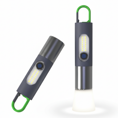 Picture of LED Mini Flashlight - Torchlight + multifunctional Torchlight USB Charging System Rechargeable Flashlight Powerful Camping, Usb Long Duration Flash Lamp Super High Power Brightness LED Portable Flash Lamp - torch light