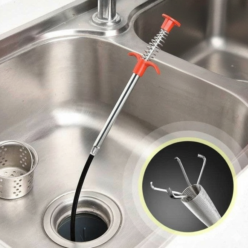 Picture of Drain Cleaning Tool - Wire Spring Sink Cleaning Stick