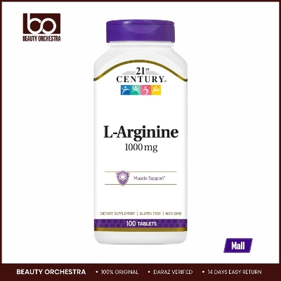 Picture of 21st Century L-Arginine 1000mg Maximum Strength 100 tablets
