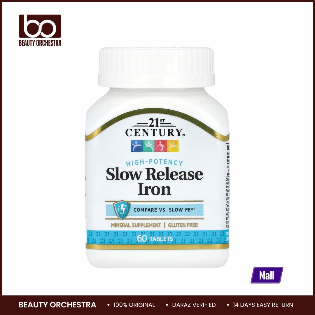 Picture of 21st Century Slow Release Iron 60 Tablets