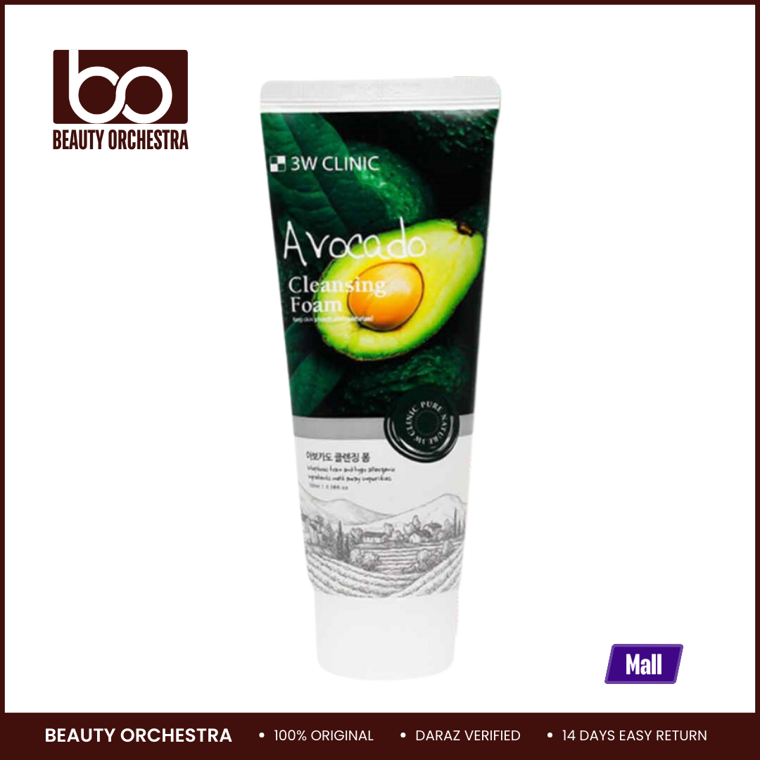 Picture of 3W Clinic Avocado Cleansing Foam - 100ml
