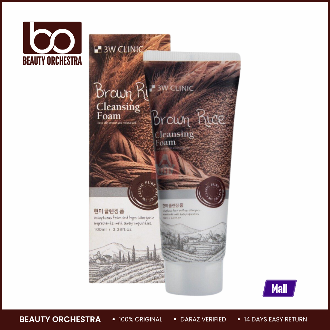 Picture of 3W Clinic Brown Rice Foam Cleansing - 100ml