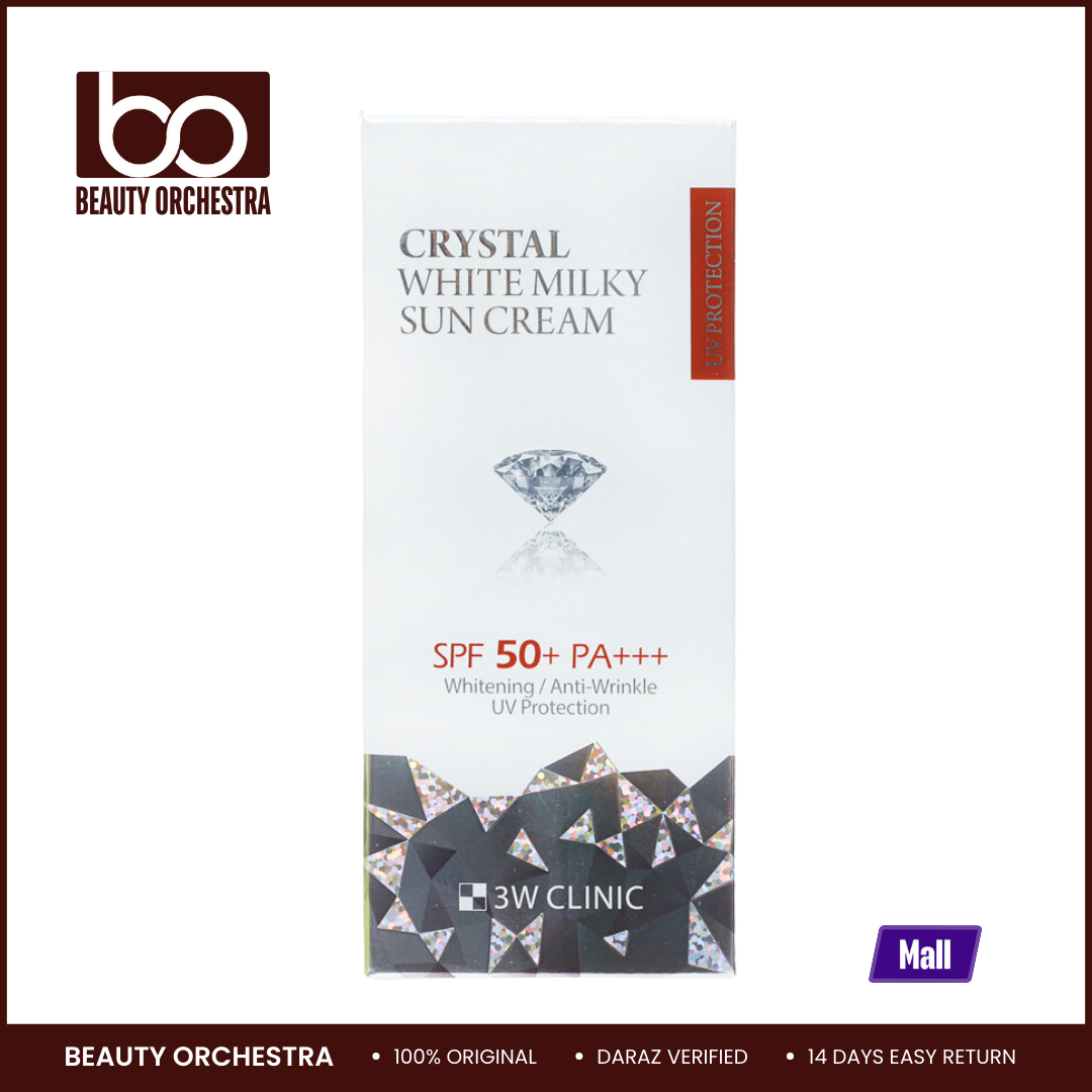 Picture of 3W Clinic Crystal White Milky Sun Cream SPF 50+ PA+++ - 50g