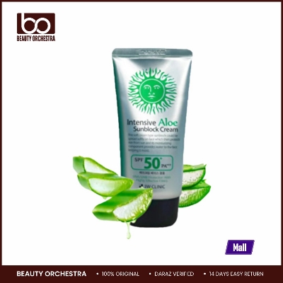 Picture of 3W Clinic Intensive Aloe Sunblock Cream SPF 50 Plus PA Plus Plus Plus 70 ml
