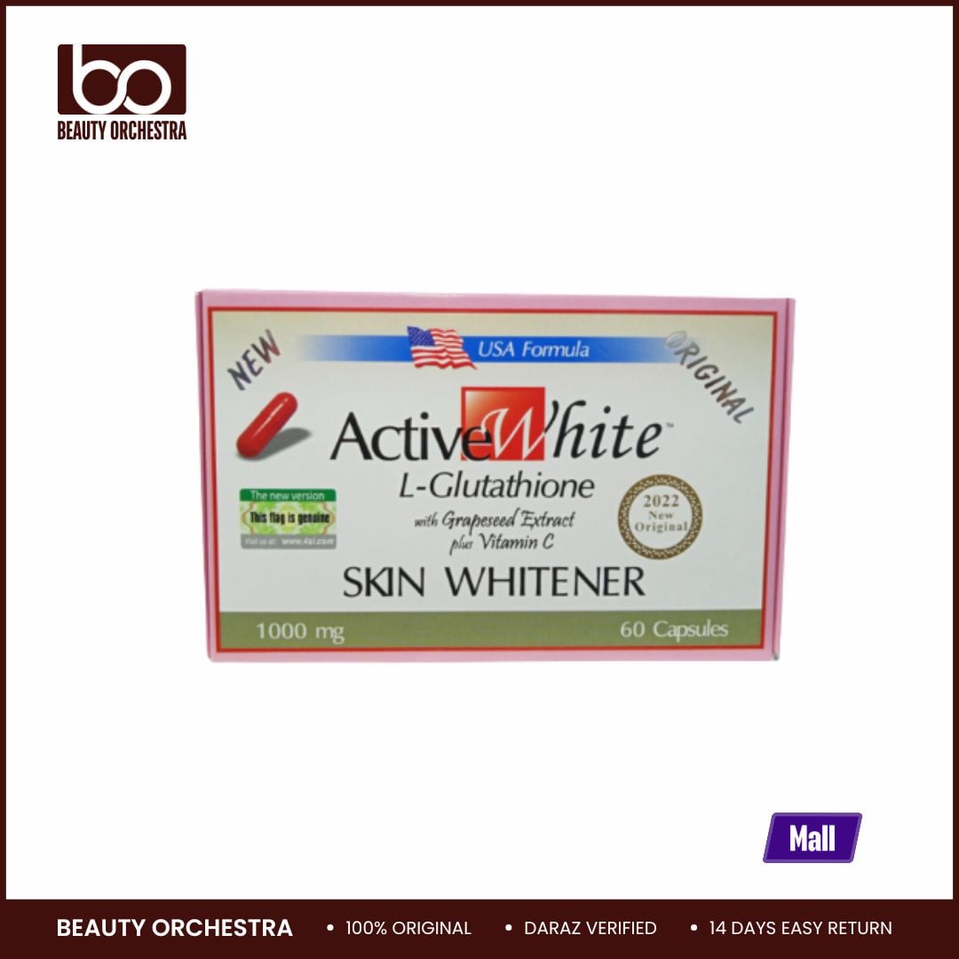 Picture of Active White L-Glutathione Skin Whitener 1000mg - 60 Capsule