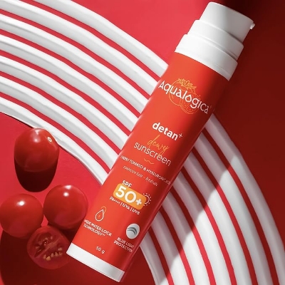 Picture of Aqualogica Detan + Dewy Sunscreen With SPF 50+ & PA++++ - 50g