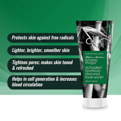 Picture of Aroma Magic Activated Bamboo Charcoal Face Wash - 100ml