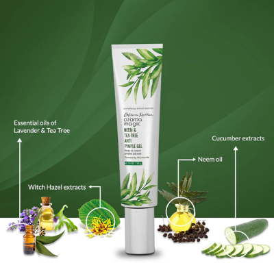 Picture of Aroma Magic Neem & Tea Tree Anti Pimple Gel - 20g