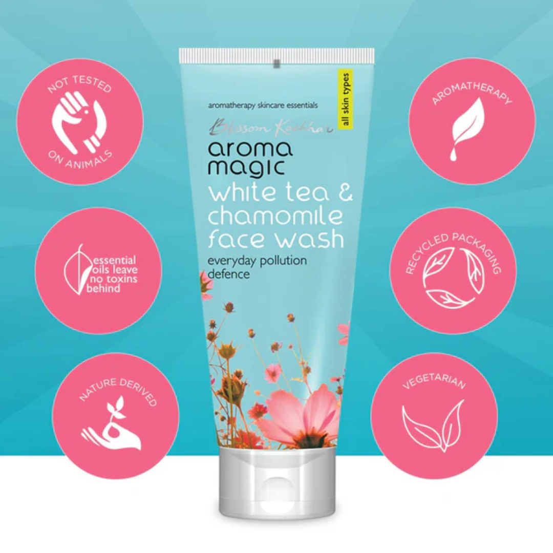 Picture of Aroma Magic White Tea & Chamomile Face Wash - 100ml