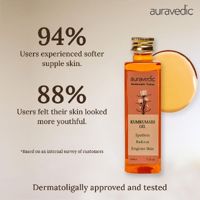Picture of Auravedic Kumkumadi Oil for Face 100 Ml