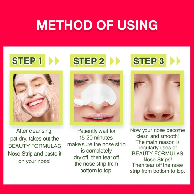 Picture of Beauty Formulas Tea Tree Deep Cleansing Nose Pore Strip - 6 Pieces