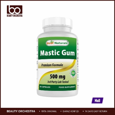 Picture of Best Naturals Mastic Gum 500 mg 60 Capsules