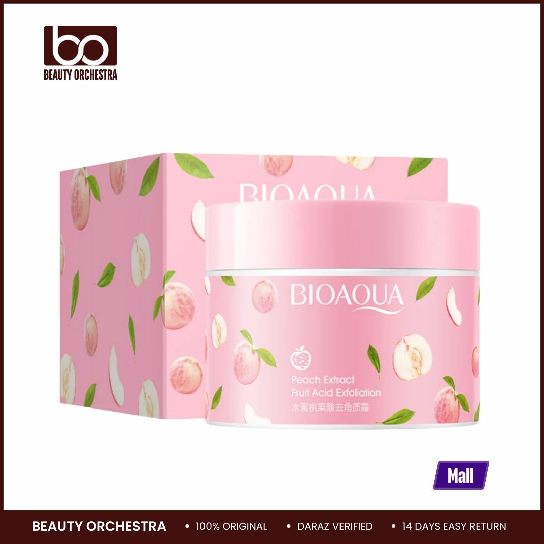 Picture of BIOAQUA PEACH EXTRACT FRUIT ACID EXFOLIATING FACE GEL- 140G
