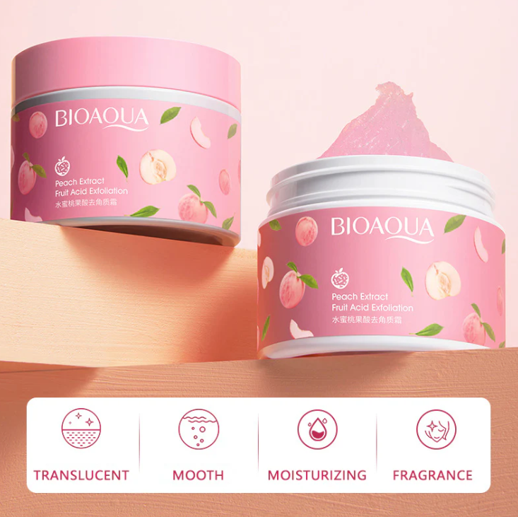 Picture of BIOAQUA PEACH EXTRACT FRUIT ACID EXFOLIATING FACE GEL- 140G