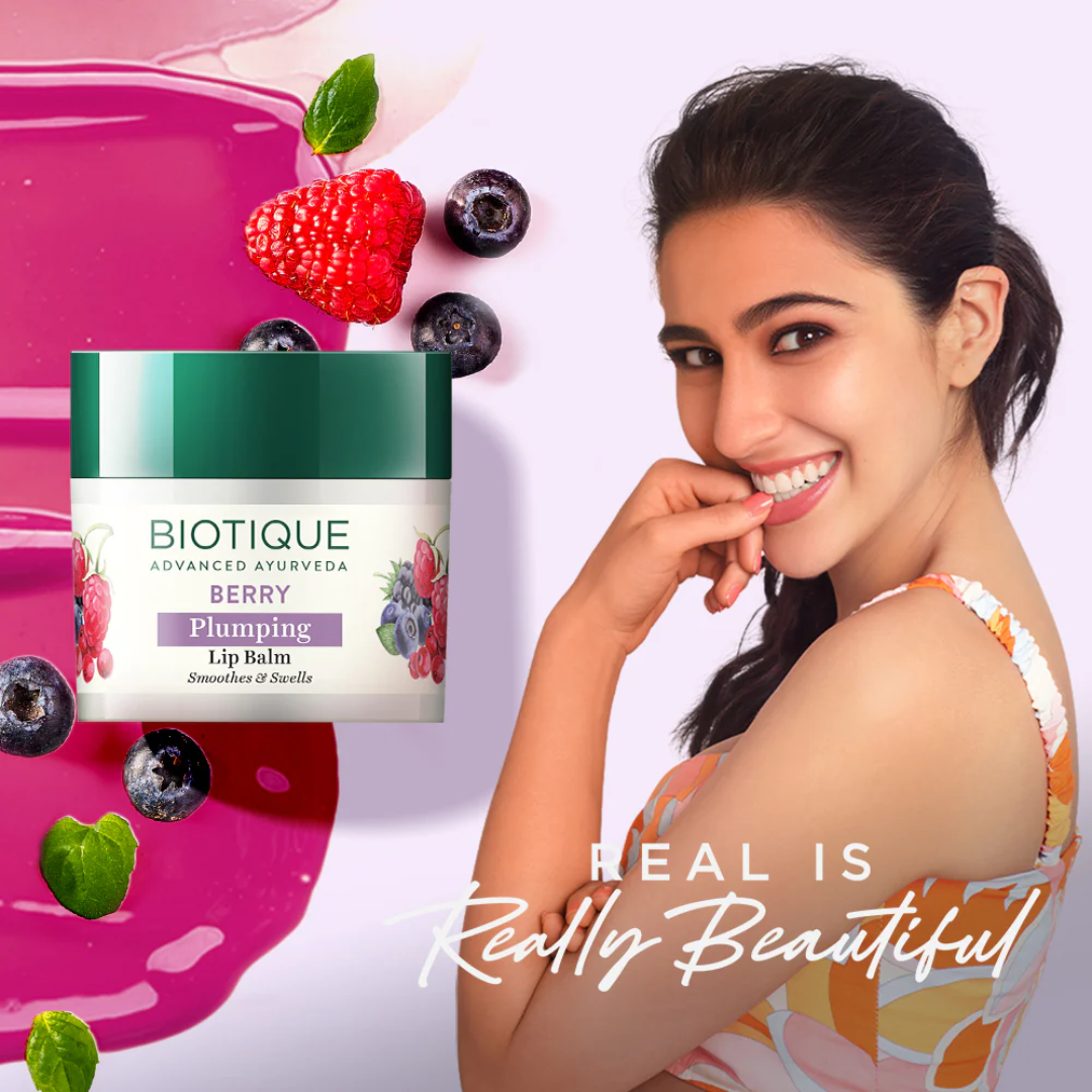 Picture of Biotique Berry Plumping Lip Balm - 12g