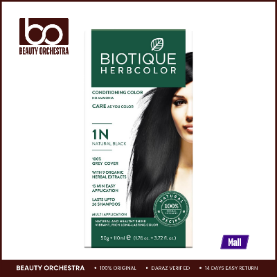 Picture of Biotique Herbcolor 1N Natural Black - (50G + 110ML)