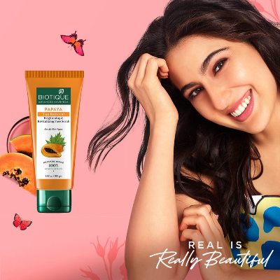 Picture of Biotique Papaya Tan Removal Face Scrub - 100g