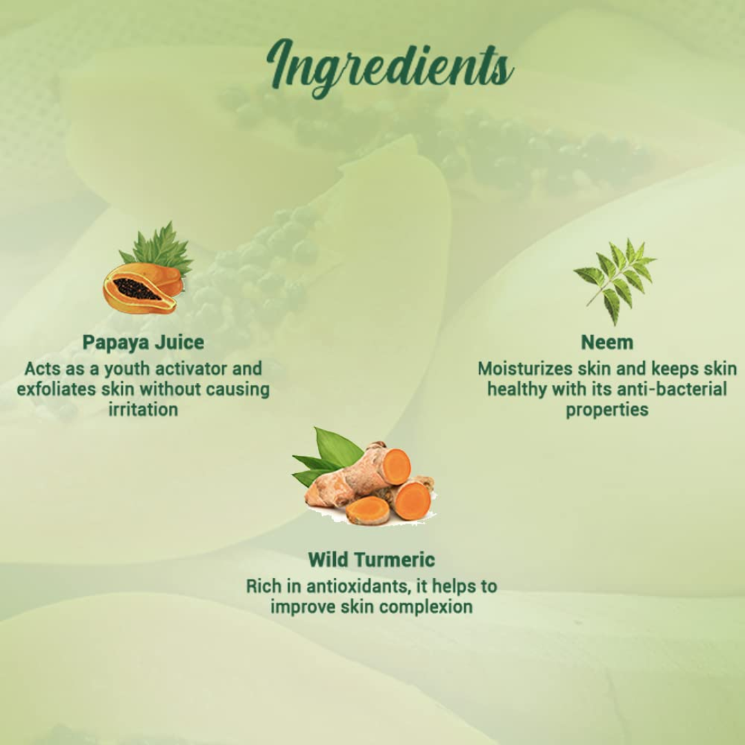 Picture of Biotique Papaya Tan Removal Face Scrub - 100g