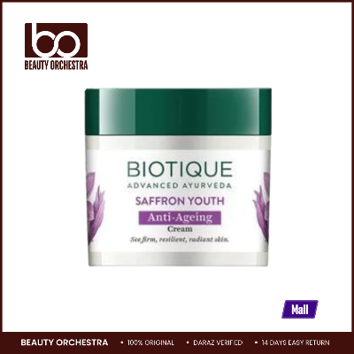 Picture of Biotique Saffron Youth Anti-Ageing Cream - 50g