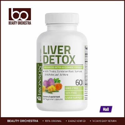 Picture of Bronson Liver Detox Advanced Detox & Cleansing Formula - 60 Veg Capsules
