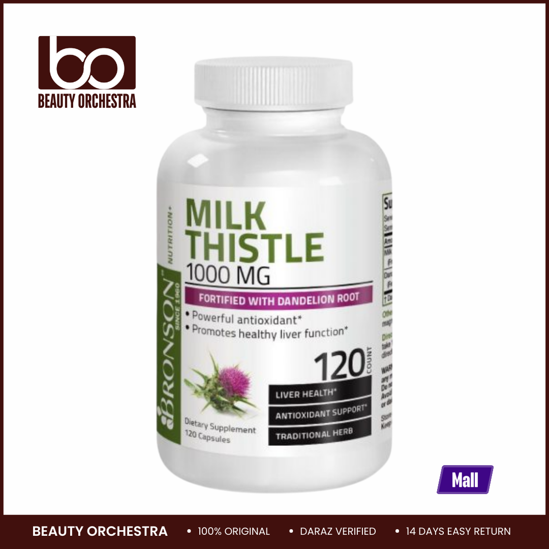 Picture of Bronson Milk Thistle 1000 mg - 120 capsules