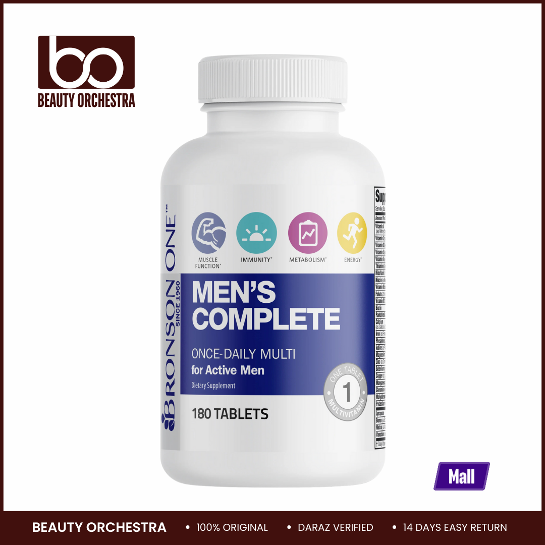 Picture of Bronson ONE Daily Men’s Complete Multivitamin - 180 Tablets