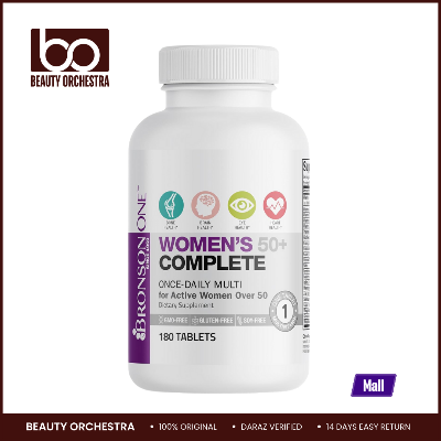Picture of Bronson ONE™ Women’s 50+ Complete Once-Daily Multivitamin - 180 Tablets