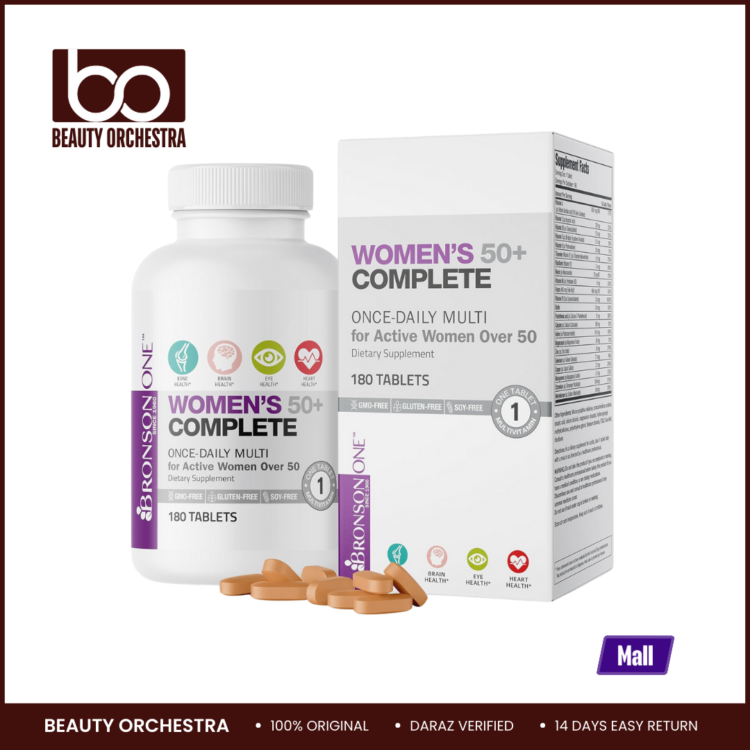 Picture of Bronson ONE™ Women’s 50+ Complete Once-Daily Multivitamin - 180 Tablets