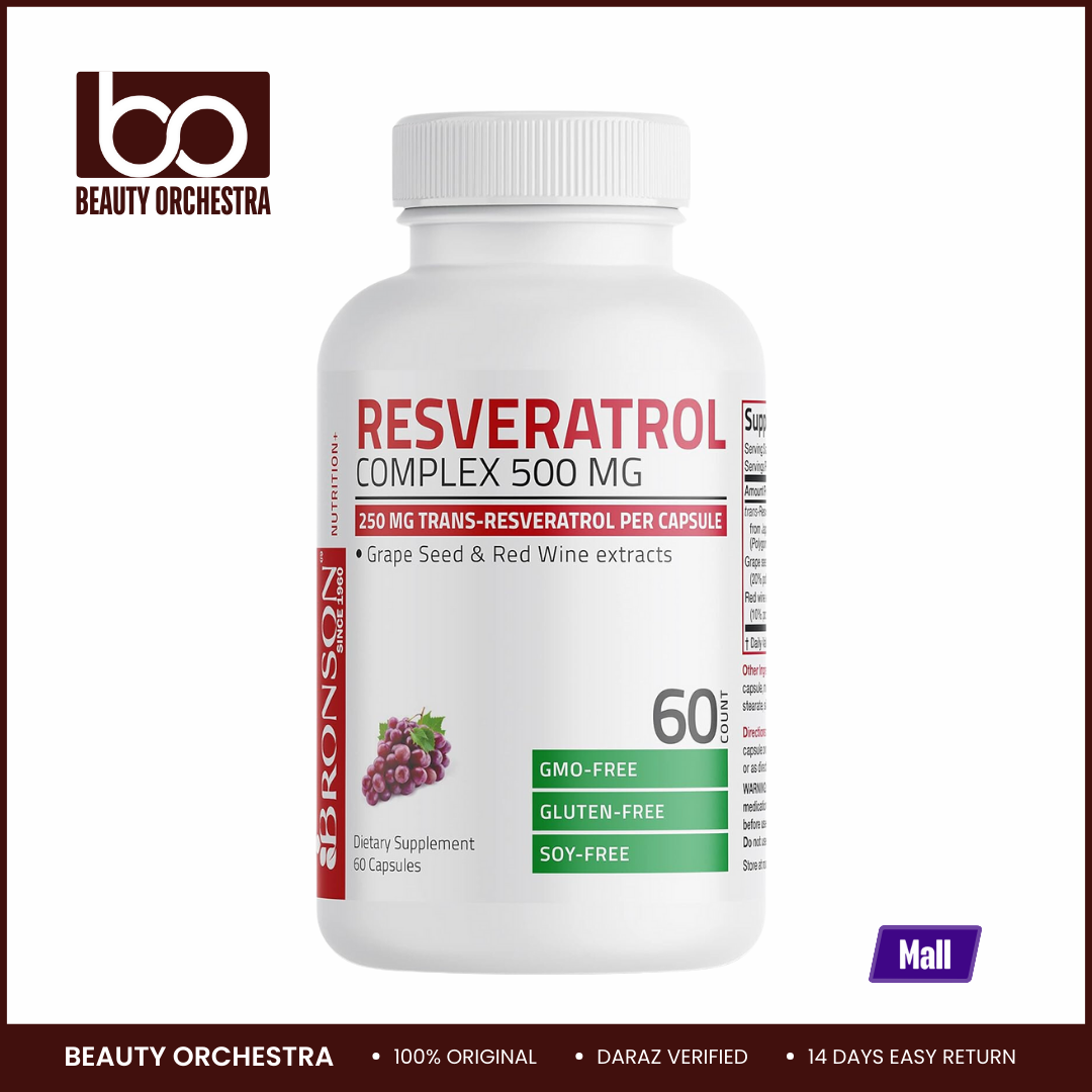 Picture of Bronson Resveratrol Complex 500mg - 60 Capsules