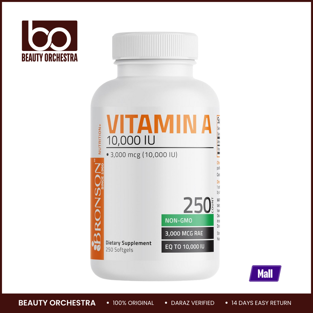 Picture of Bronson Vitamin A 10,000 IU - 250 Count