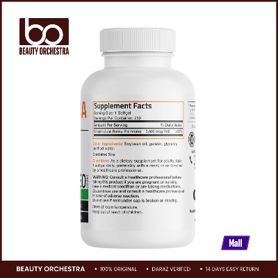 Picture of Bronson Vitamin A 10,000 IU - 250 Count