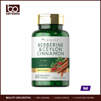 Picture of Carlyle Berberine with Ceylon Cinnamon 2000mg Complex 60 Capsules