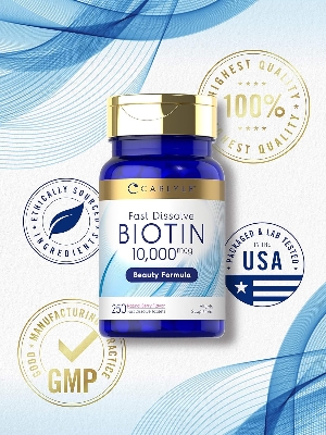 Picture of Carlyle Biotin 10000mcg 250 Fast Dissolve Tablets