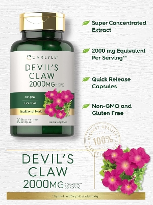 Picture of Carlyle Devils Claw 2000 mg 200 Capsules