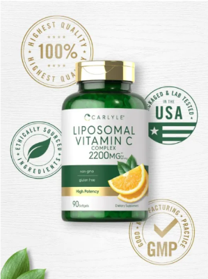 Picture of Carlyle Liposomal Vitamin C 2200mg 90 Softgels