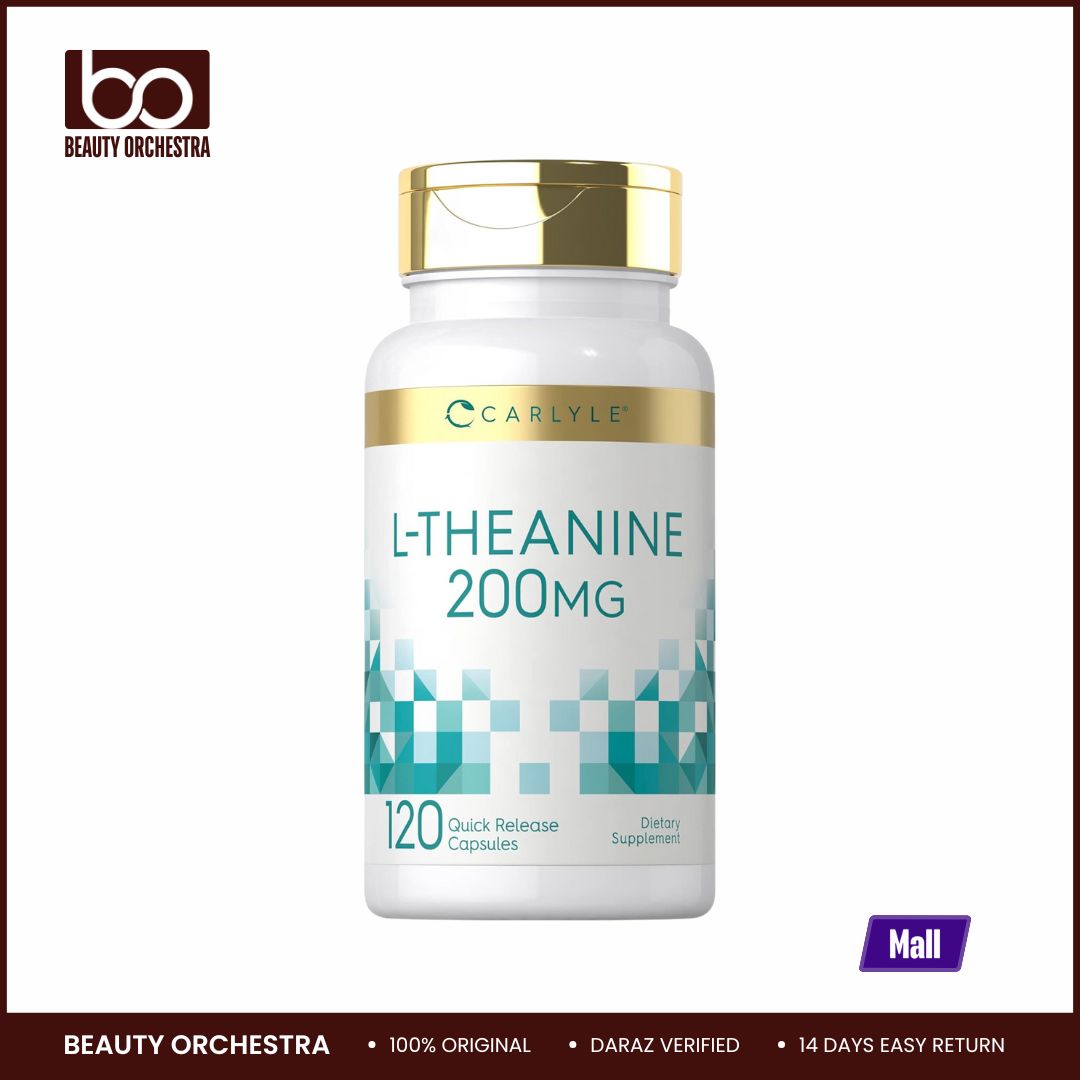 Picture of Carlyle L-Theanine 200mg Supplement - 120 Capsules