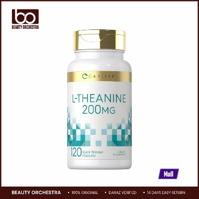 Picture of Carlyle L-Theanine 200mg Supplement - 120 Capsules