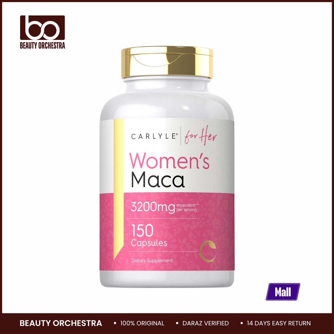 Picture of Carlyle Maca Root Capsules for Women 3200mg 150 Capsules