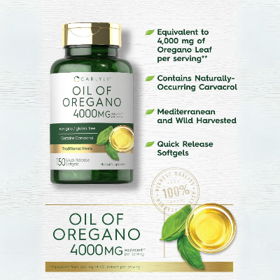 Picture of Carlyle Oregano Oil 4000 mg - 150 Softgels (Oil of Oregano)