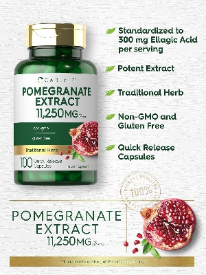Picture of Carlyle Pomegranate Extract 11250mg 100 Capsules