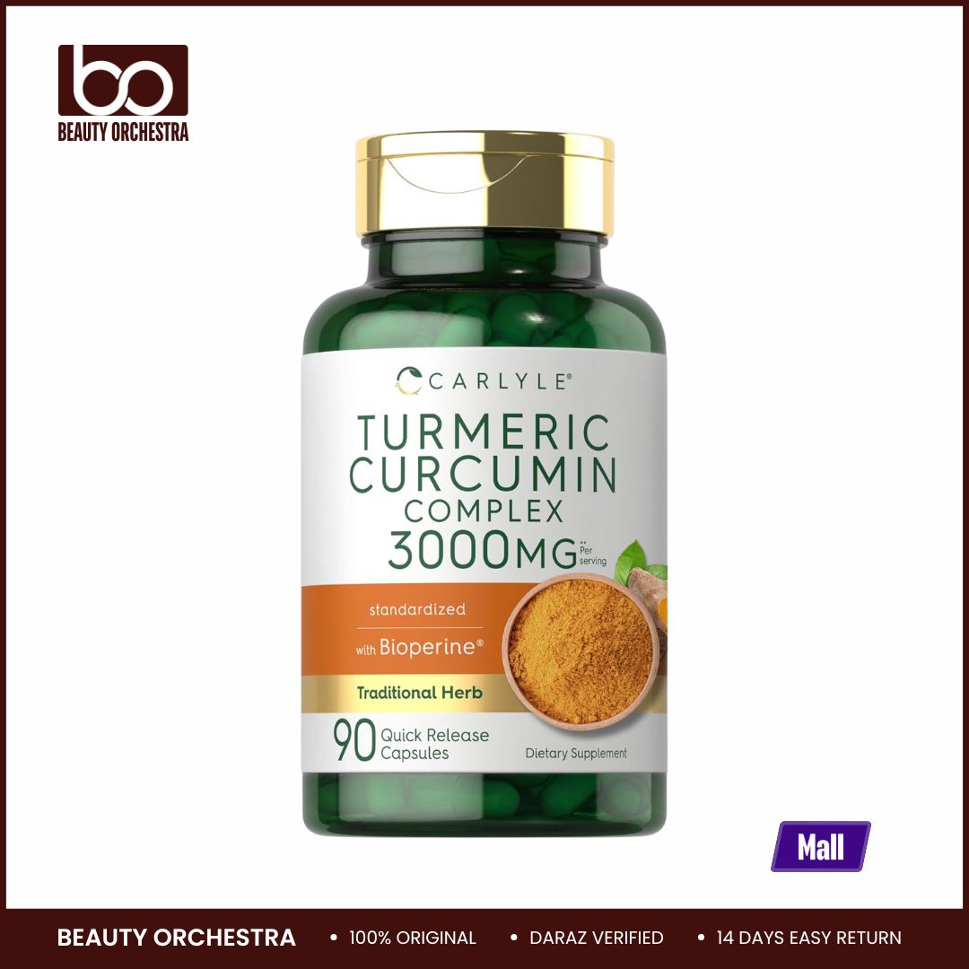 Picture of Carlyle Turmeric Curcumin with Black Pepper 3000mg 90 Powder Capsules