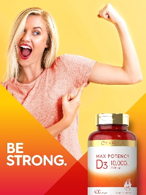 Picture of Carlyle Vitamin D 10000IU 400 Softgels Max Potency
