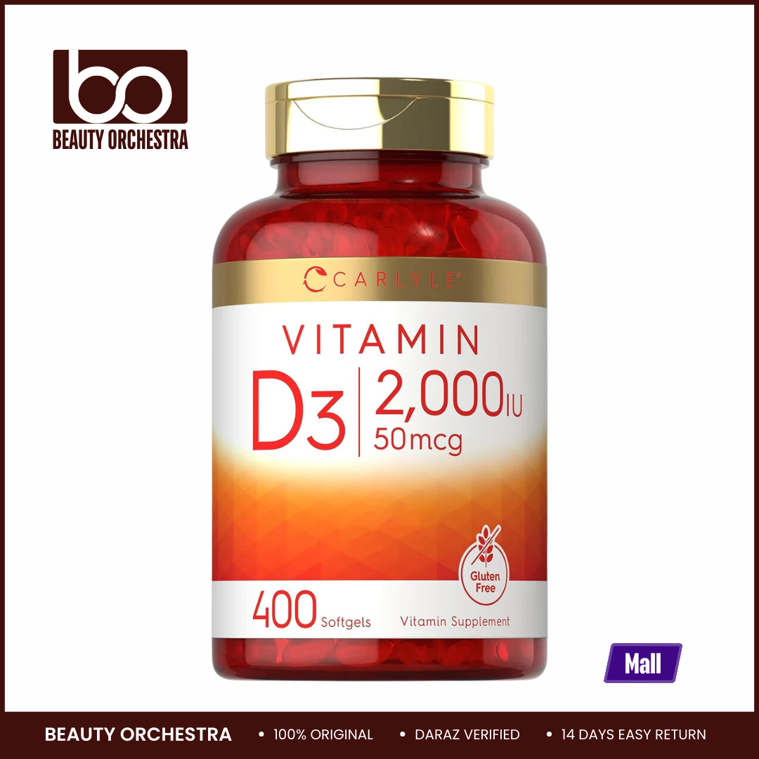 Picture of Carlyle Vitamin D3 2000IU - 400 Softgels