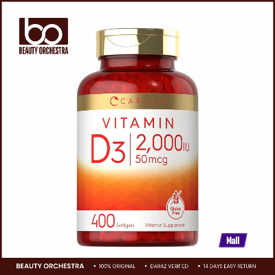 Picture of Carlyle Vitamin D3 2000IU - 400 Softgels