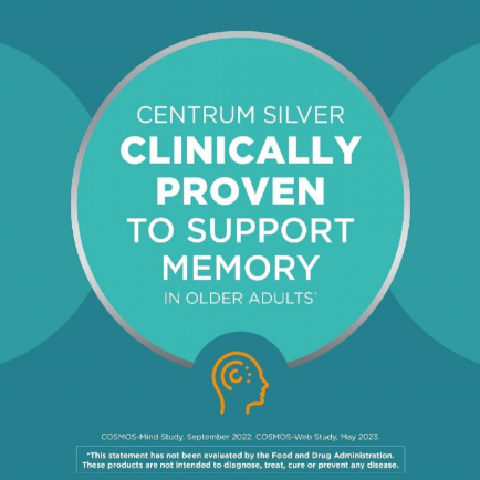 Picture of Centrum Silver Men 50+ Multivitamin Improve Heart, Eye, Brain health & Muscle function 40 Tablets