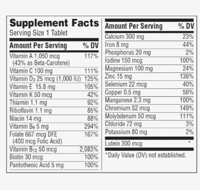 Picture of Centrum Silver Women 50+ Multivitamin & Multimineral Supplement – 65 Tablets