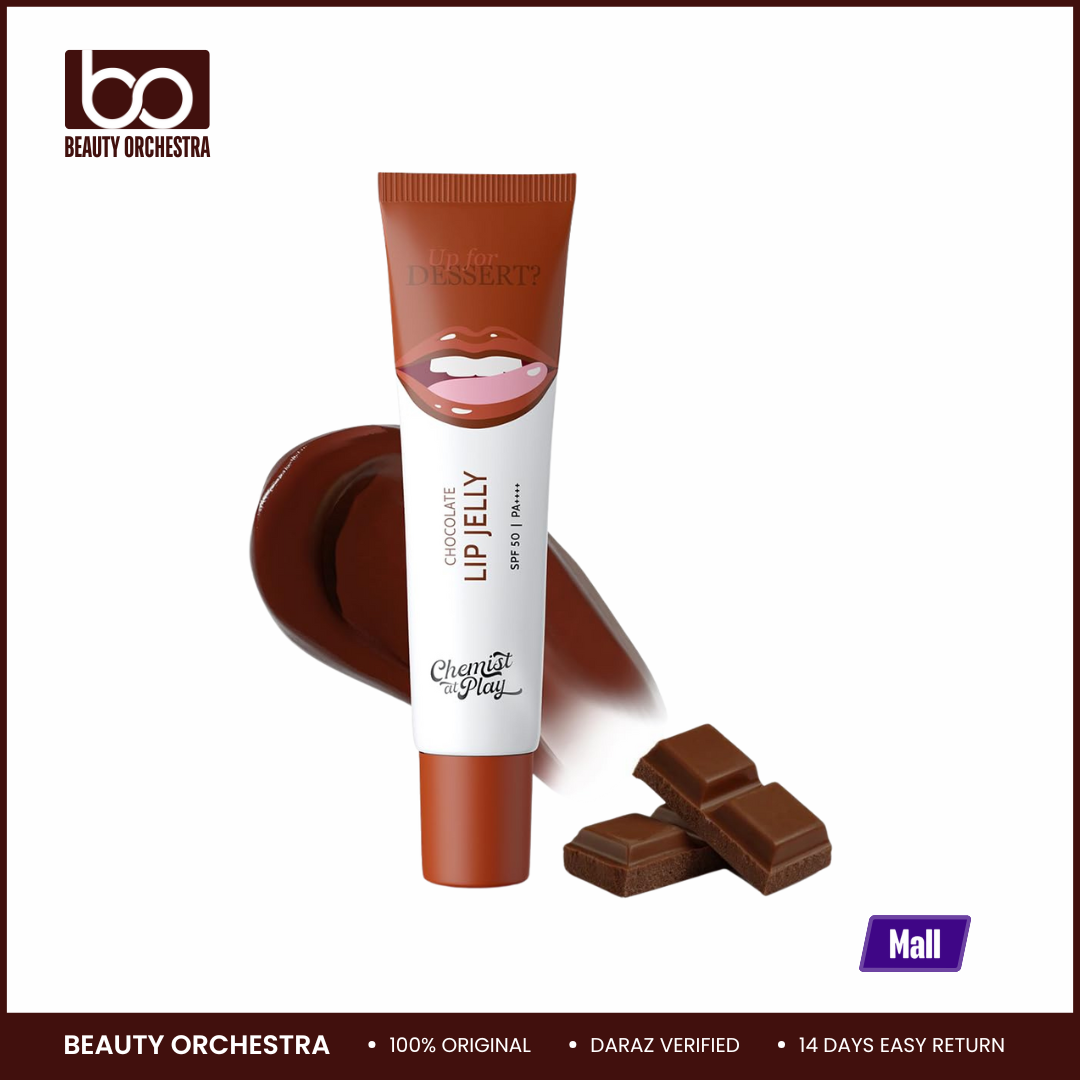 Picture of Chemist At Play Chocolate Tinted Lip Balm for Dry Chapped & Pigmented Lips Gives 24 hours moisturization | SPF 50 PA+++ 10gms