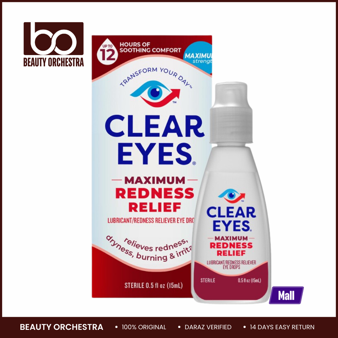 Picture of Clear Eyes Maximum Redness Relief Eye Drops - 15ml