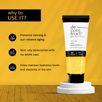 Picture of Deconstruct Lightweight Gel Sunscreen SPF 55+ - 50g