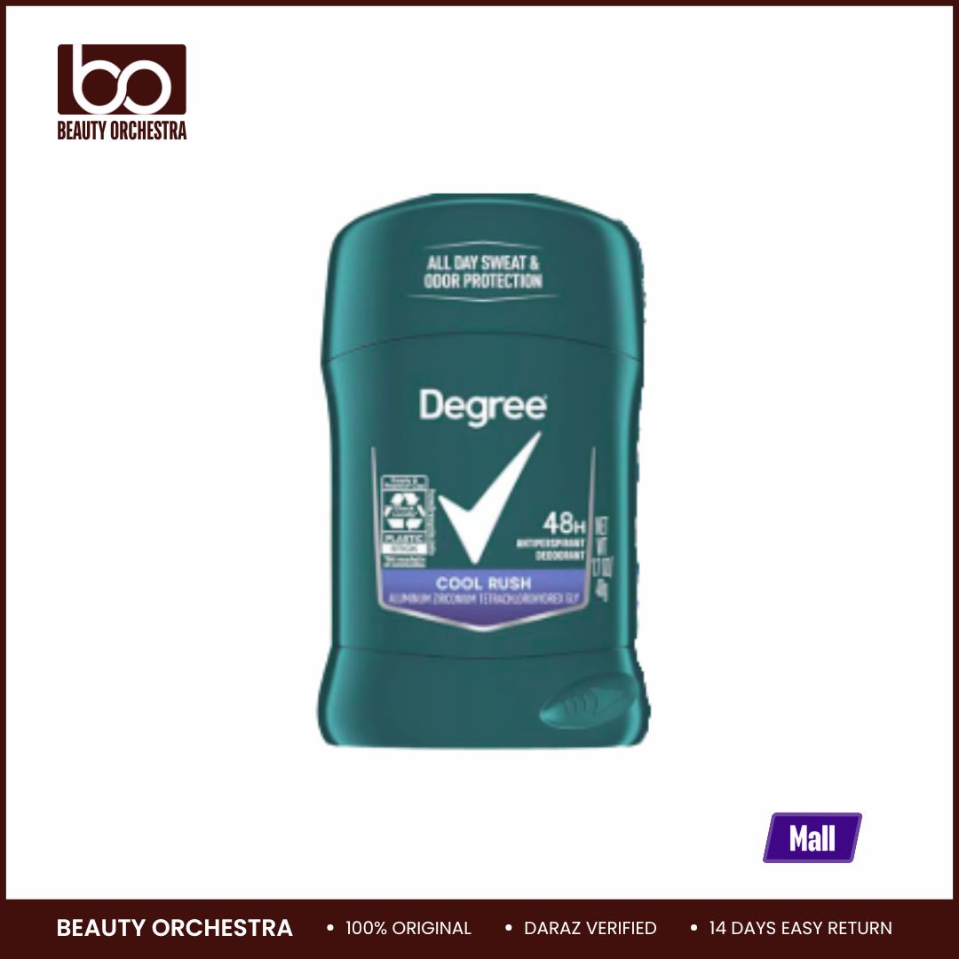 Picture of Degree Men Original Antiperspirant Deodorant Cool Rush 48-Hour Sweat & Odor Protection Antiperspirant for Men 2.7 oz - 48g